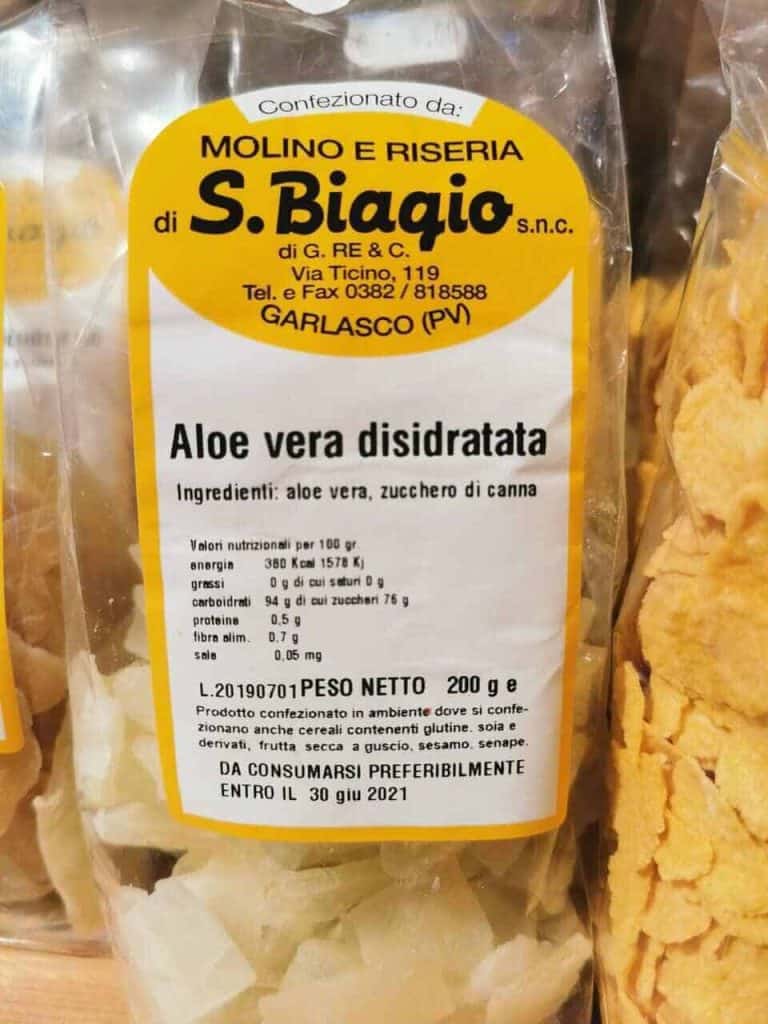 Zenzero disidratato senza zucchero - S. Biagio