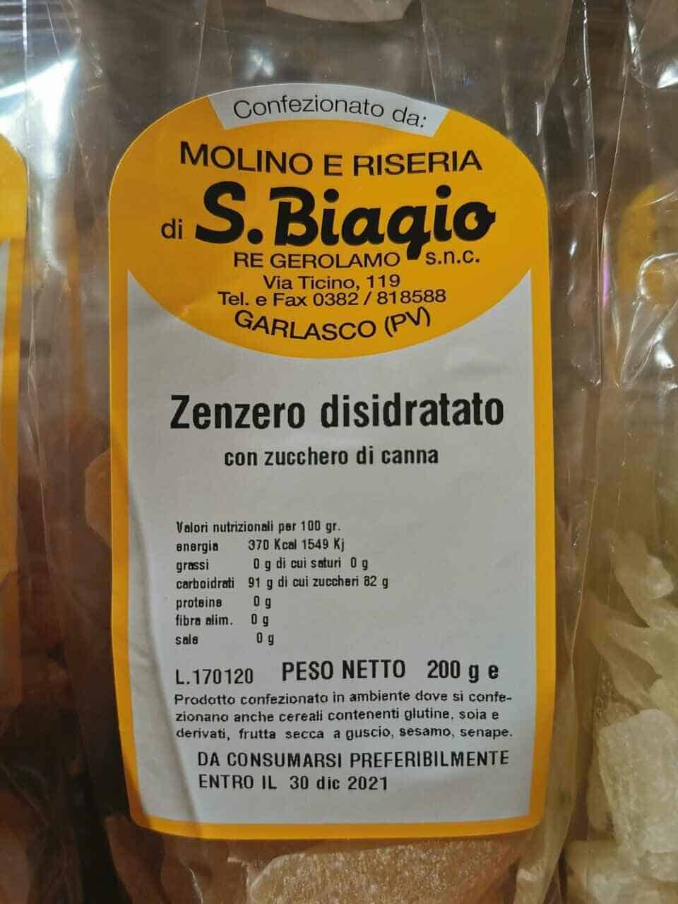 Zenzero disidratato – Antica Spesa